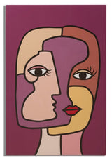 STAMPA DIPINTA FACES NEW -A- CM 60X3X90