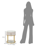 COMODINO MONTPELLIER CREMA - FERRETTI