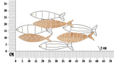 PANNELLO DA MURO FISH CM 60X2X30