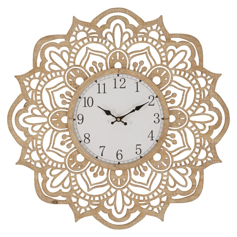OROLOGIO DA MURO CARVING CM Ø 60X4