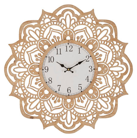 OROLOGIO DA MURO CARVING CM Ø 60X4