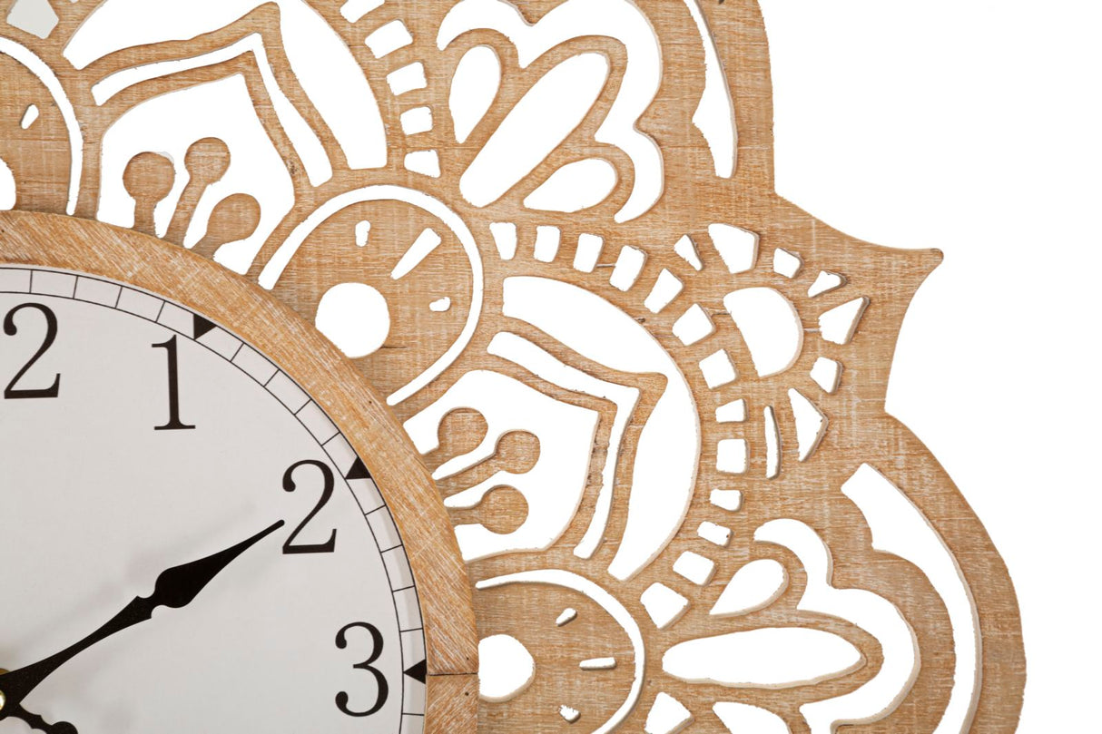 OROLOGIO DA MURO CARVING CM Ø 60X4,5
