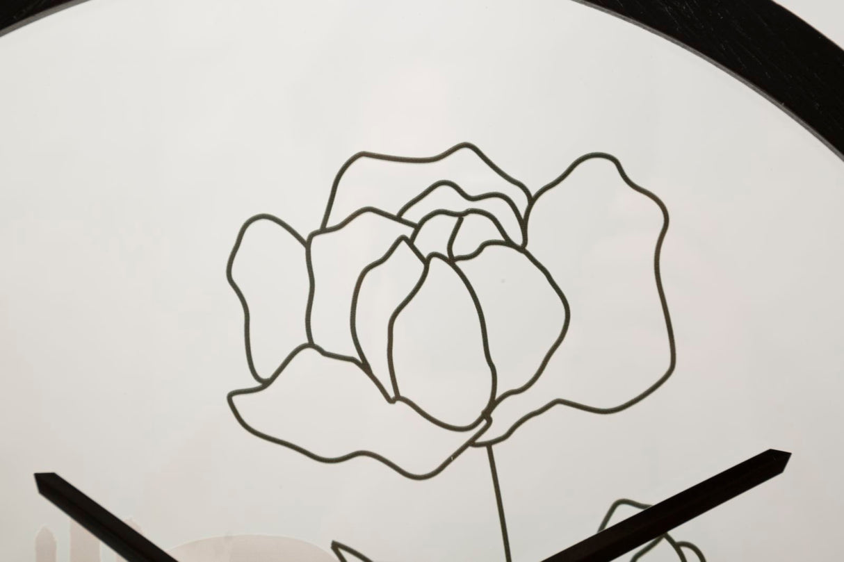 OROLOGIO DA MURO FLOWER -A- CM Ø 40X3,5