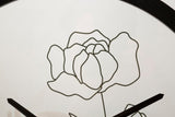OROLOGIO DA MURO FLOWER -A- CM Ø 40X3,5