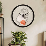OROLOGIO DA MURO FLOWER -A- CM Ø 40X3,5