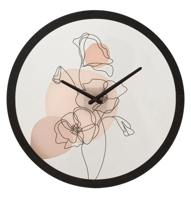 OROLOGIO DA MURO FLOWER -B- CM Ø 40X3