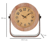 OROLOGIO DA TAVOLO ROUND CM 23,5X7X24