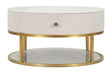 TAVOLO DA CAFFE' MONTPELLIER CREMA CM Ø 75X36