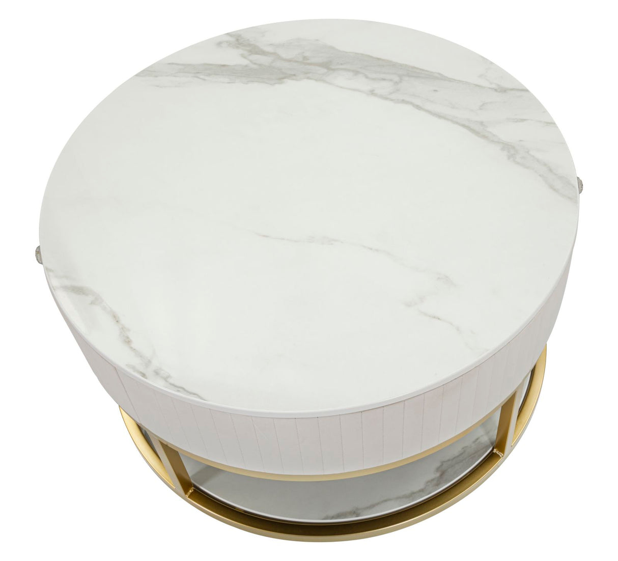 TAVOLO DA CAFFE' MONTPELLIER CREMA CM Ø 75X36