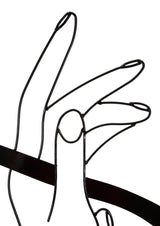PANNELLO IN FERRO HANDS CM 60X1X90