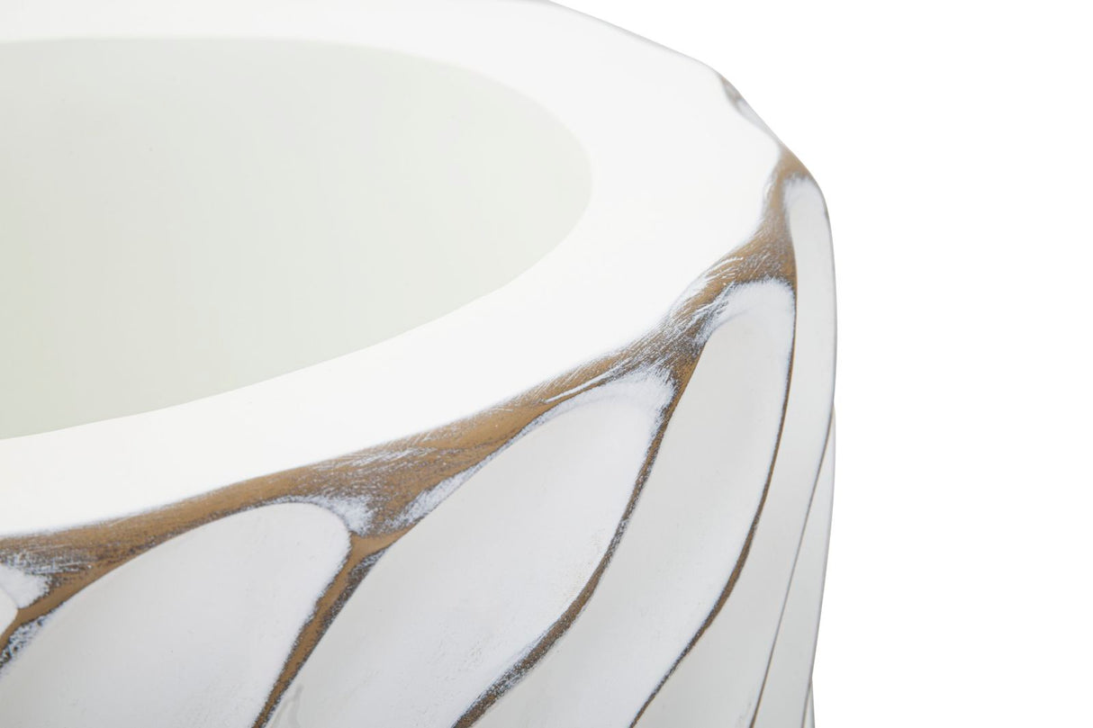 VASO RESINA ALTO CM Ø 35X90