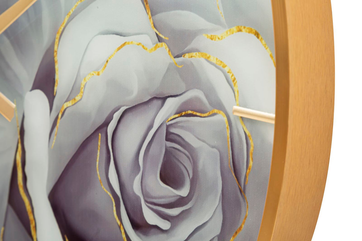 OROLOGIO GLASS ROSE CM Ø 60X5