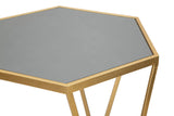 TAVOLINETTO ESAGONAL COPPIA CM Ø 50X100-40X80