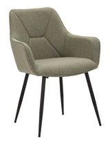 SEDIA VICENZA VERDE SET 2 PZ CM 58X63X85