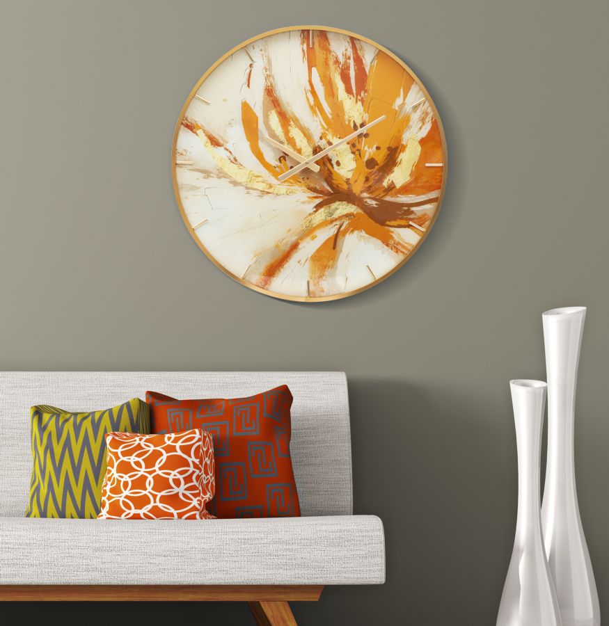 OROLOGIO GLASS TOPLY CM Ø 60X5