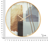 OROLOGIO GLASS MOTIF CM Ø 80X5