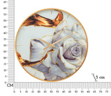 OROLOGIO GLASS ROSE CM Ø 60X5