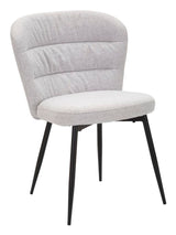 SEDIA LOSANNA GRIGIA SET 2 PZ CM 58X60