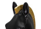 CAVALLO NERO E ORO CM Ø 18,5X50