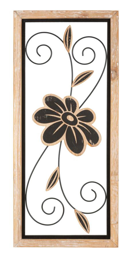 PANNELLO IN FERRO E LEGNO KOMAN -A- CM 26X2