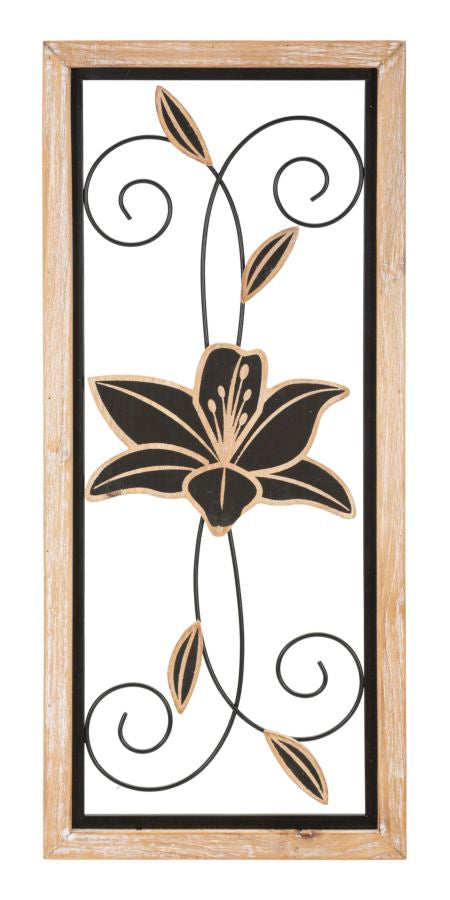 PANNELLO IN FERRO E LEGNO KOMAN -B- CM 26X2