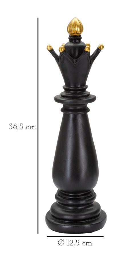 ALFIERE NERO E ORO CM Ø 12,5X38,5