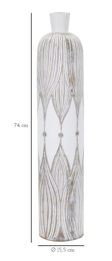 VASO RESINA ATENE CM Ø 15,5X74
