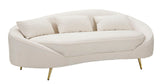 DIVANO 3 POSTI OSLO C/CUSCINI  CREMA CM 185X84X68