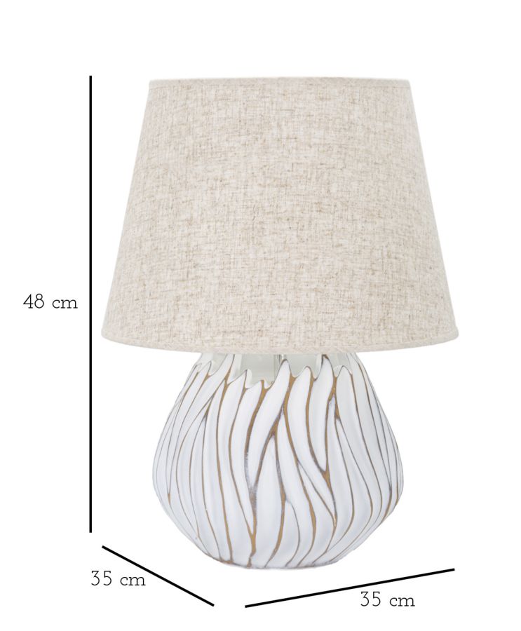 LAMPADA RESINA HONDURAS CM Ø 35X48