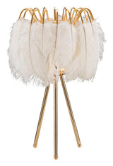 LAMPADA DA TAVOLO FEATHER STAND CM Ø 40X60