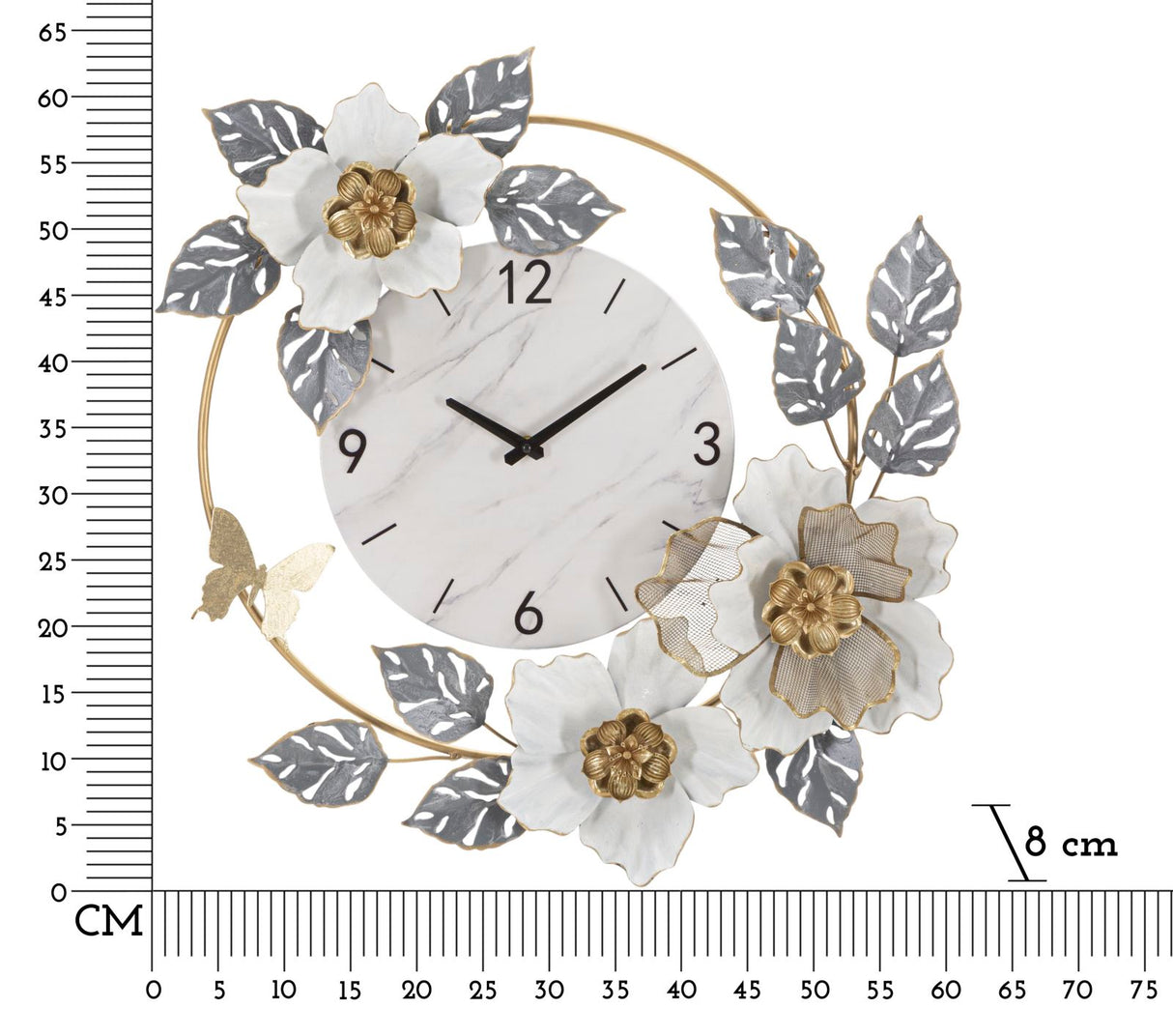 OROLOGIO DA MURO FLOWERS - FERRETTI