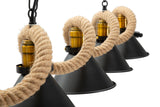LAMPADARAIO CUP/ROPE 5 LUCI CM 130X20X80