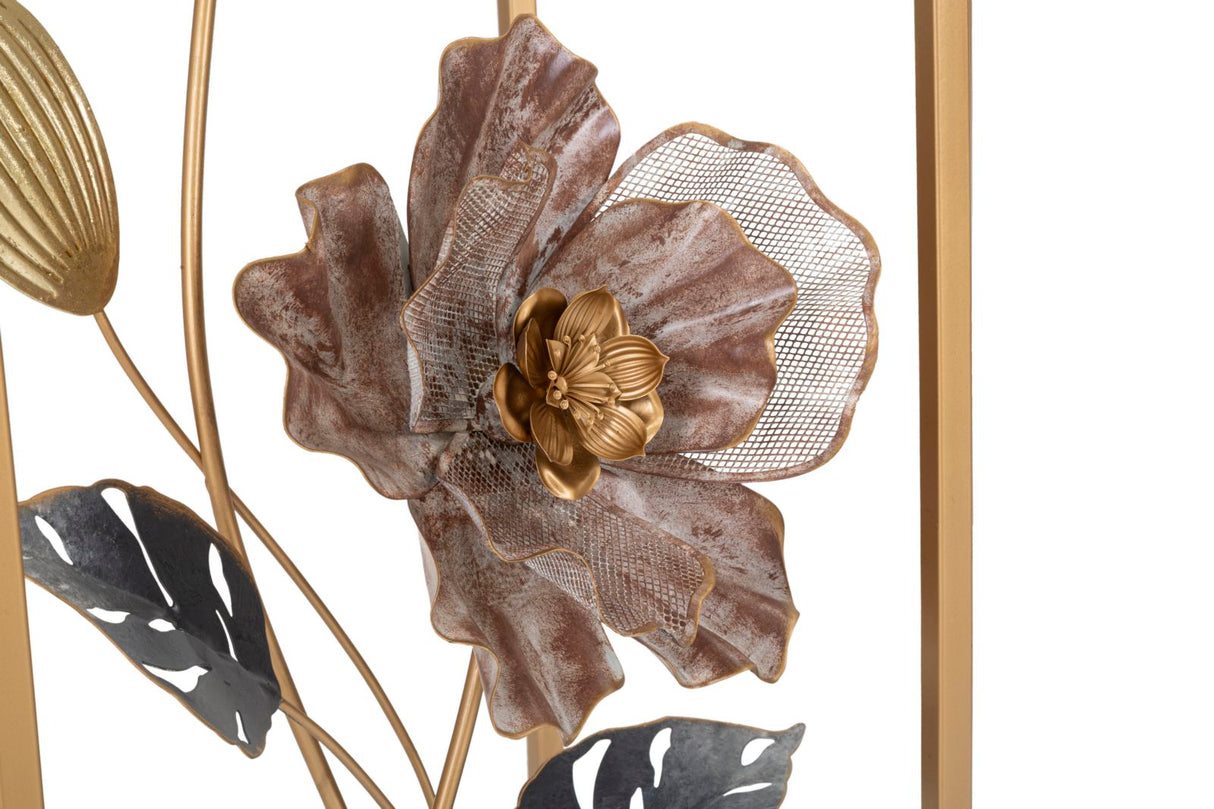 TAVOLINETTI FLOWER COPPIA CM 36X36X70-30X30X60