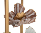 TAVOLINETTI FLOWER COPPIA CM 36X36X70-30X30X60