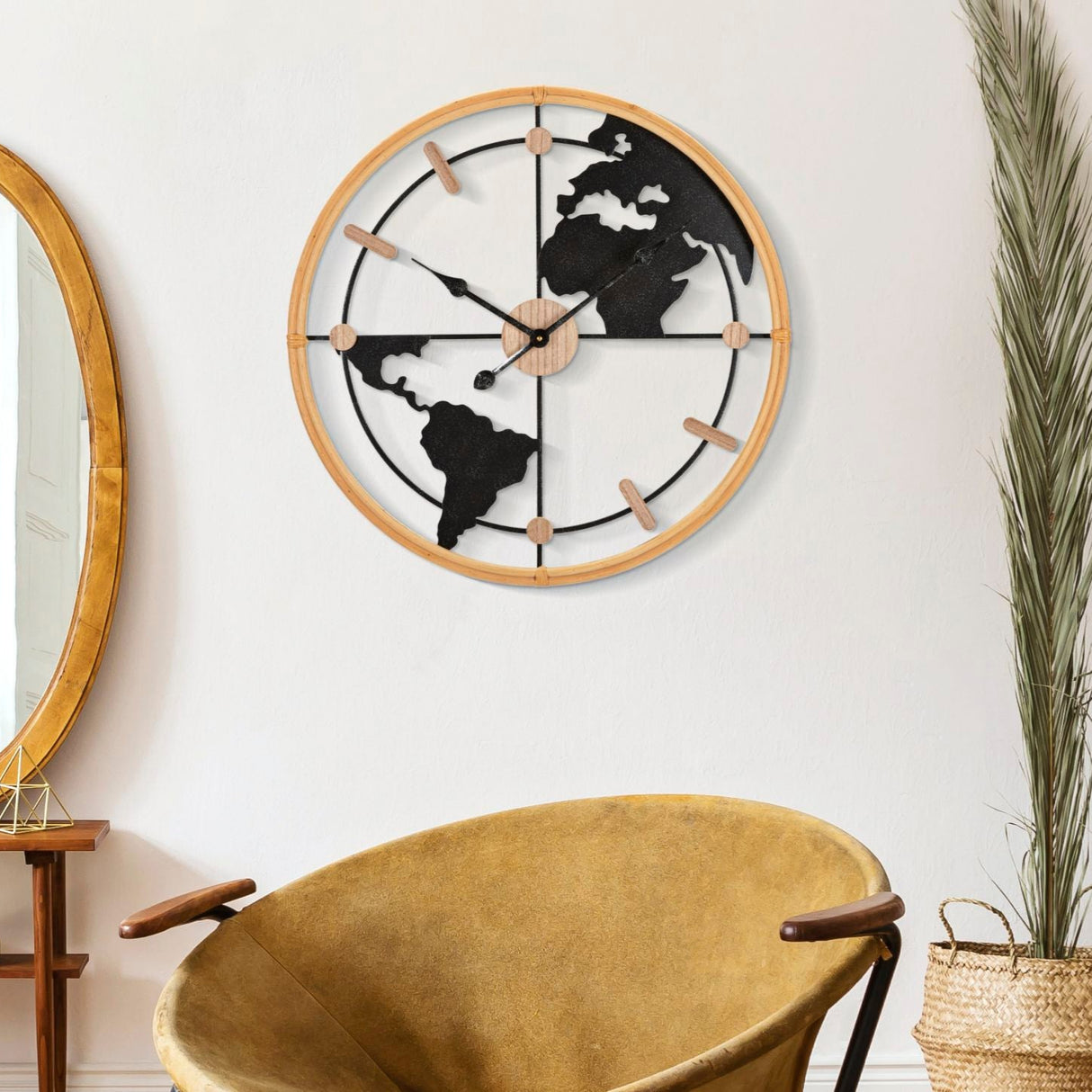OROLOGIO DA MURO WORLD NEW CM Ø 60X5