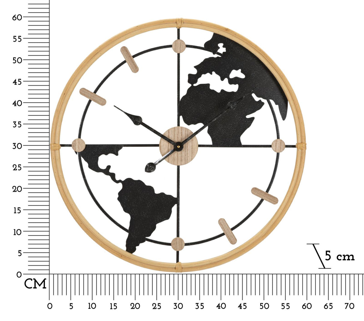 OROLOGIO DA MURO WORLD NEW CM Ø 60X5