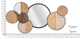 SPECCHIO DA MURO WOODY CM 123,2X4,4X63,5