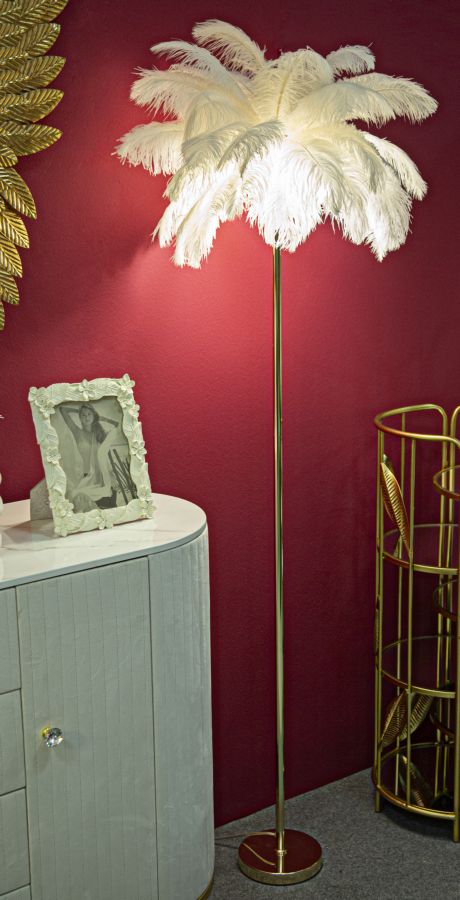 LAMPADA DA TERRA PALM BIANCA - FERRETTI