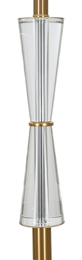 LAMPADA DA TERRA CRISTAL CM Ø 40X153