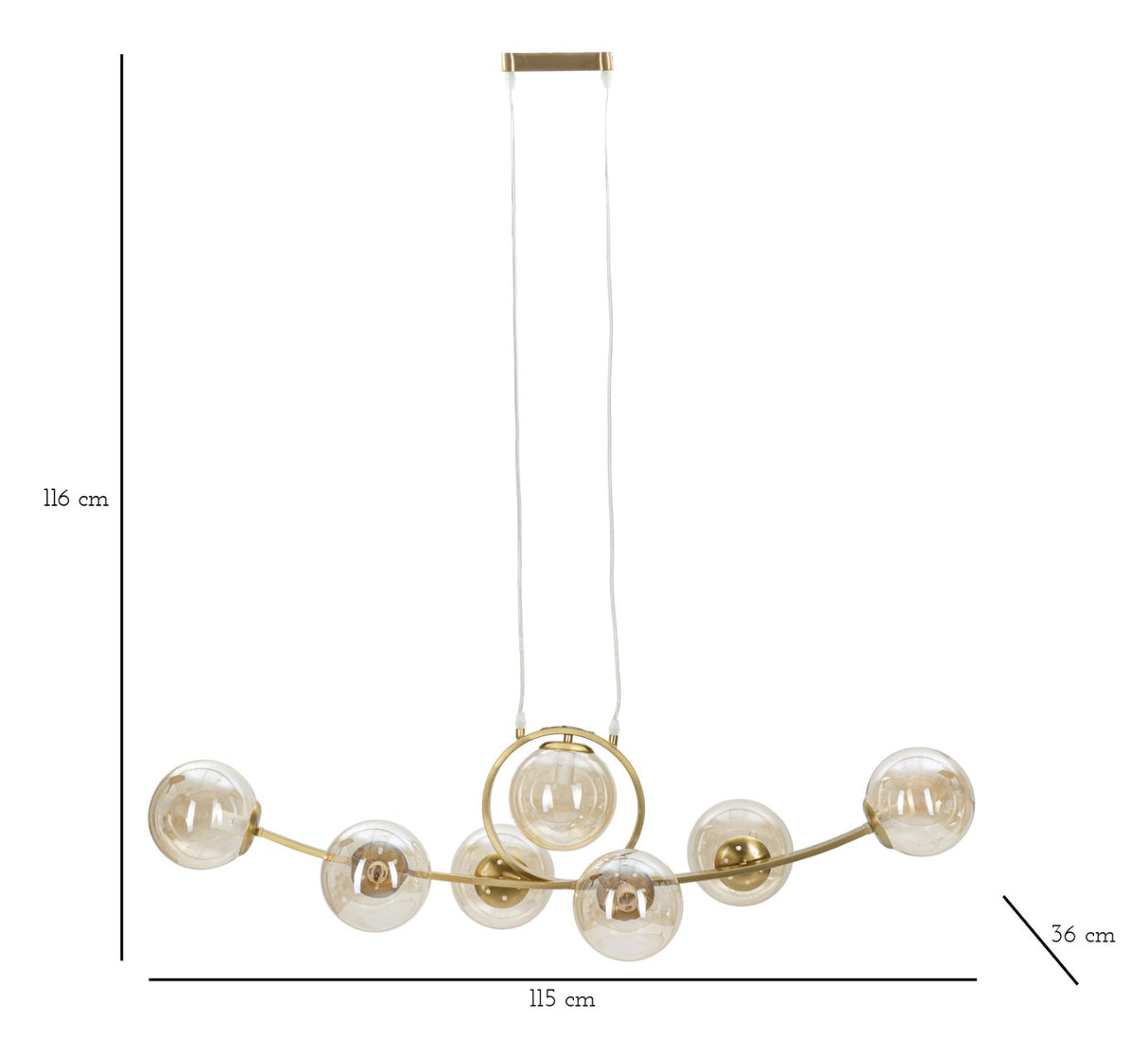 LAMPADARIO JAPAN 7 LUCI - FERRETTI