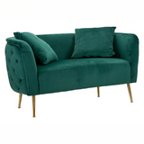 DIVANETTO BUCAREST VERDE CM 127X74X73