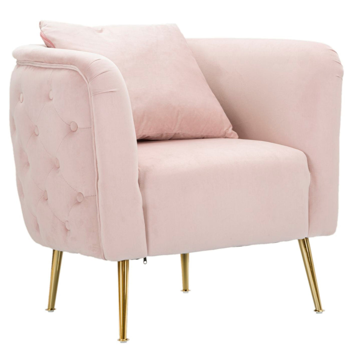 POLTRONA BUCAREST ROSA CM 76X74X73