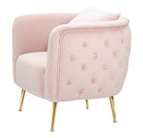 POLTRONA BUCAREST ROSA CM 76X74X73