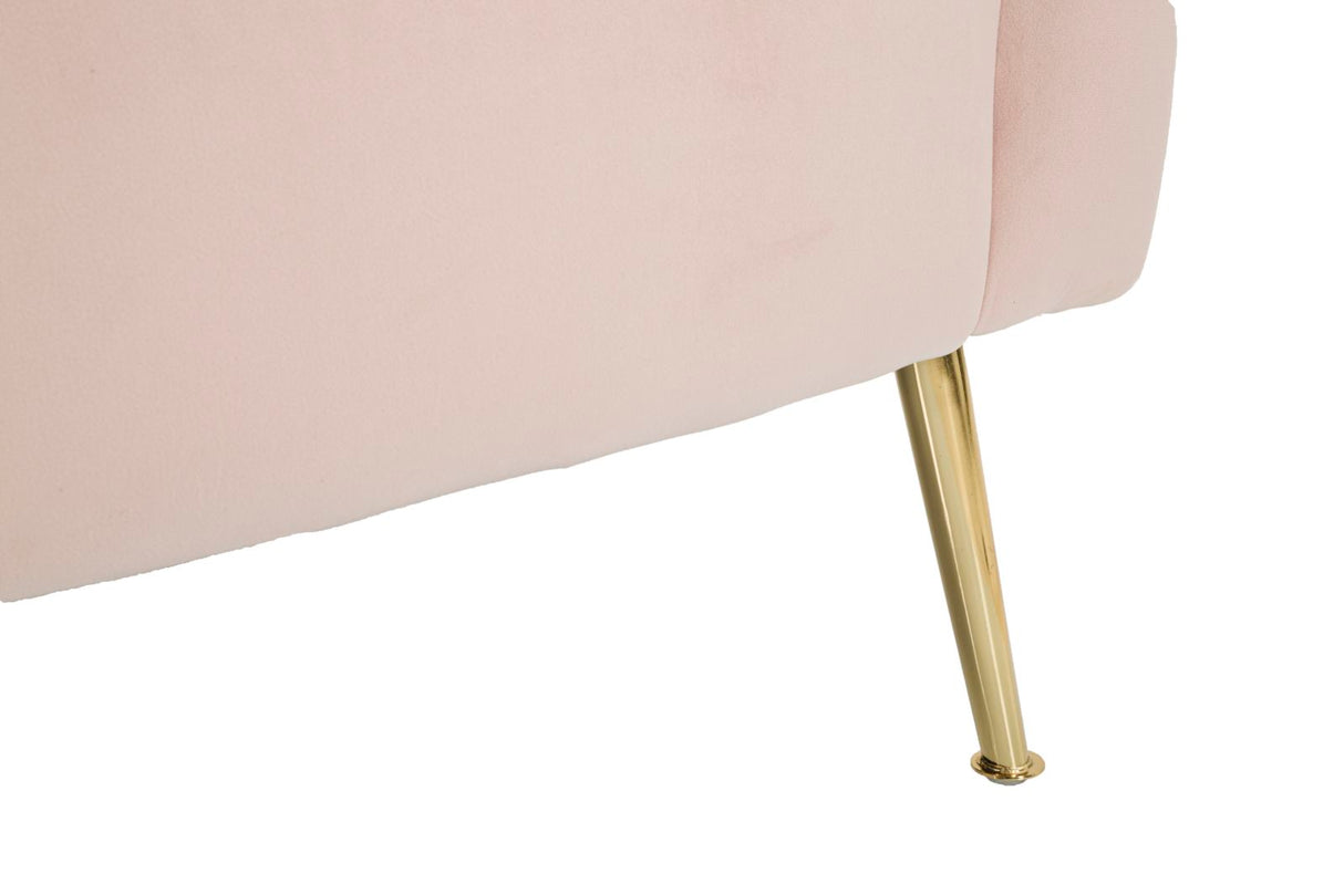 POLTRONA BUCAREST ROSA CM 76X74X73