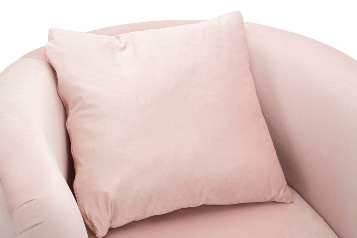 POLTRONA BUCAREST ROSA CM 76X74X73