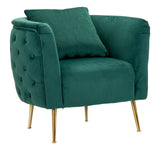 POLTRONA BUCAREST VERDE CM 76X74X73