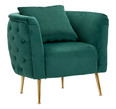 POLTRONA BUCAREST VERDE CM 76X74X73