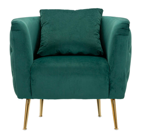 POLTRONA BUCAREST VERDE CM 76X74X73