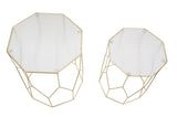 TAVOLINETTI NEW GLASS COPPIA CM Ø 37X47-31X42
