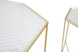 TAVOLINETTI NEW GLASS COPPIA CM Ø 37X47-31X42